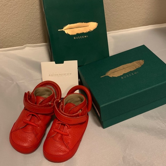 Buscemi Other - Buscemi leather baby 100 mm sz 19 6-12 m so cute!
